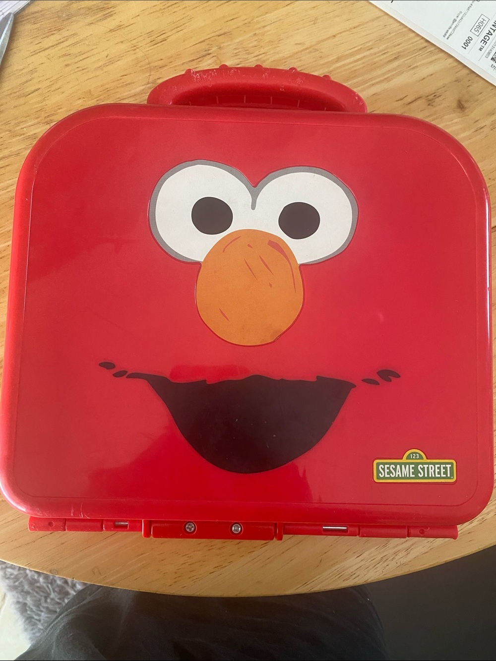 Sesame Street Red "Elmo On The Go" Letters Educational Toy Case Complete 2014